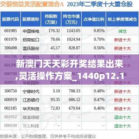 新澳门天天彩开奖结果出来,灵活操作方案_1440p12.148