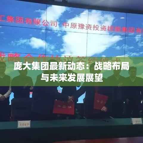 庞大集团最新动态:战略布局与未来发展展望