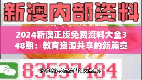 2024新澳正版免费资料大全348期：教育资源共享的新篇章