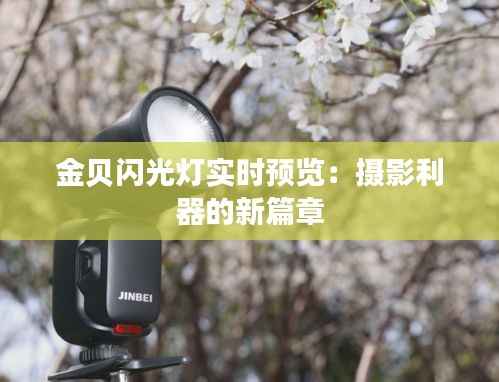 金贝闪光灯实时预览:摄影利器的新篇章