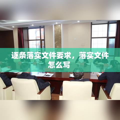 逐条落实文件要求,落实文件怎么写